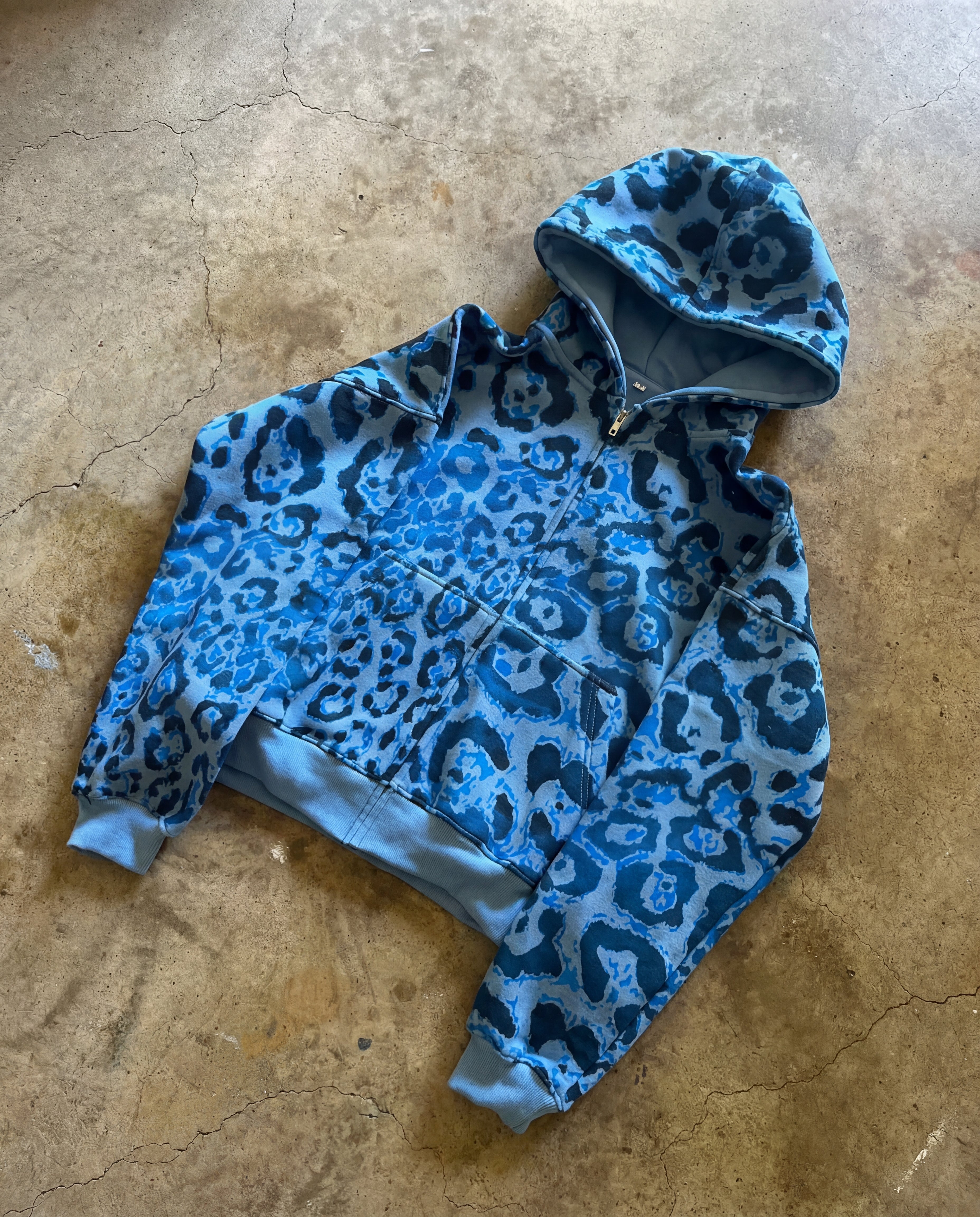 Leopard Zip Hoodie