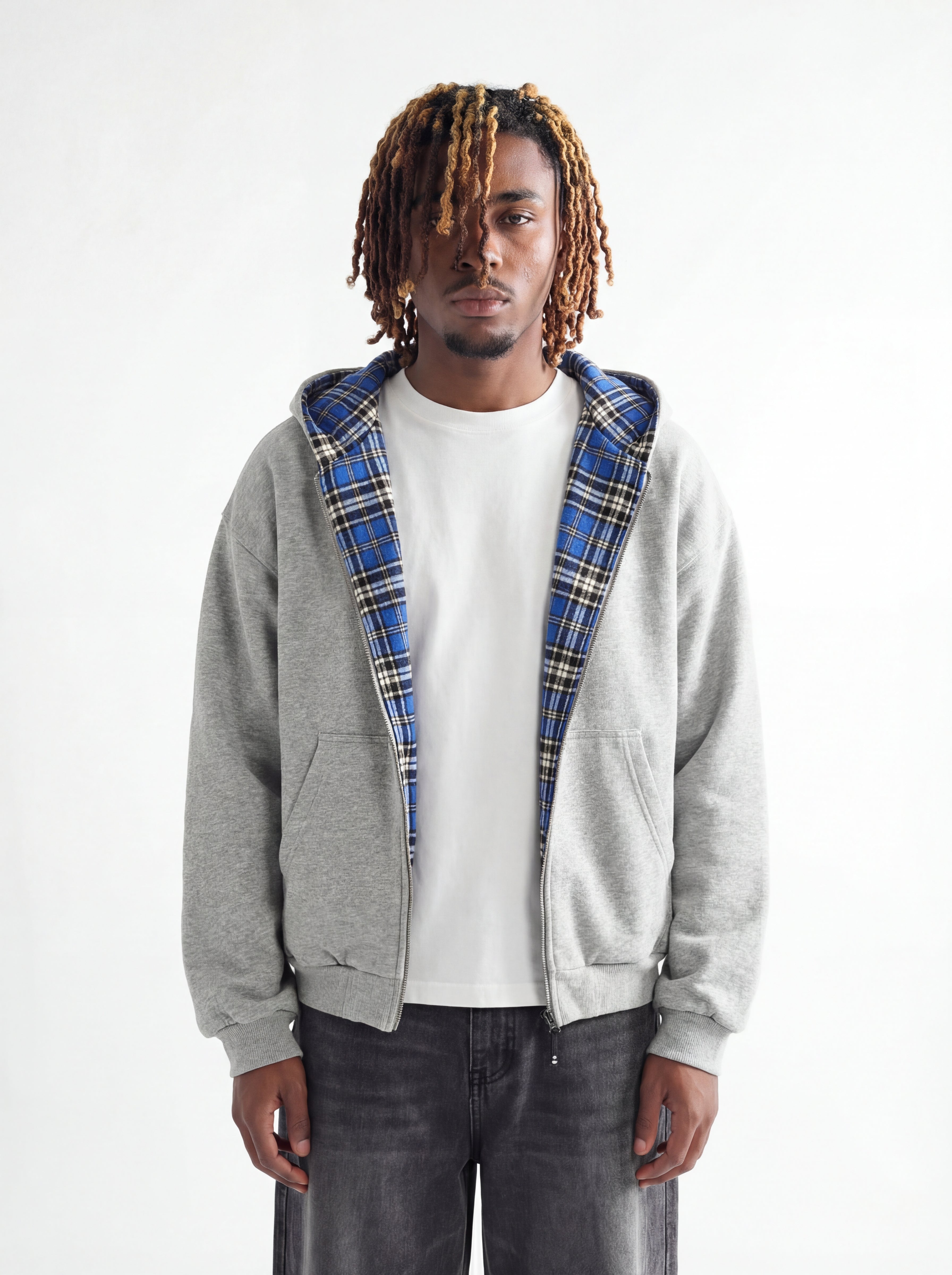 Reversible Zip Hoodie