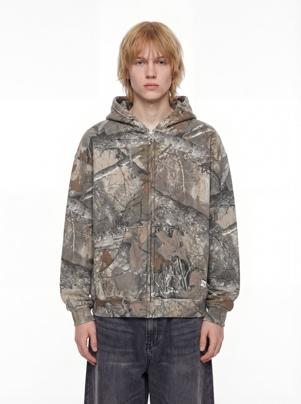 Forest Camo Zip Hoodie