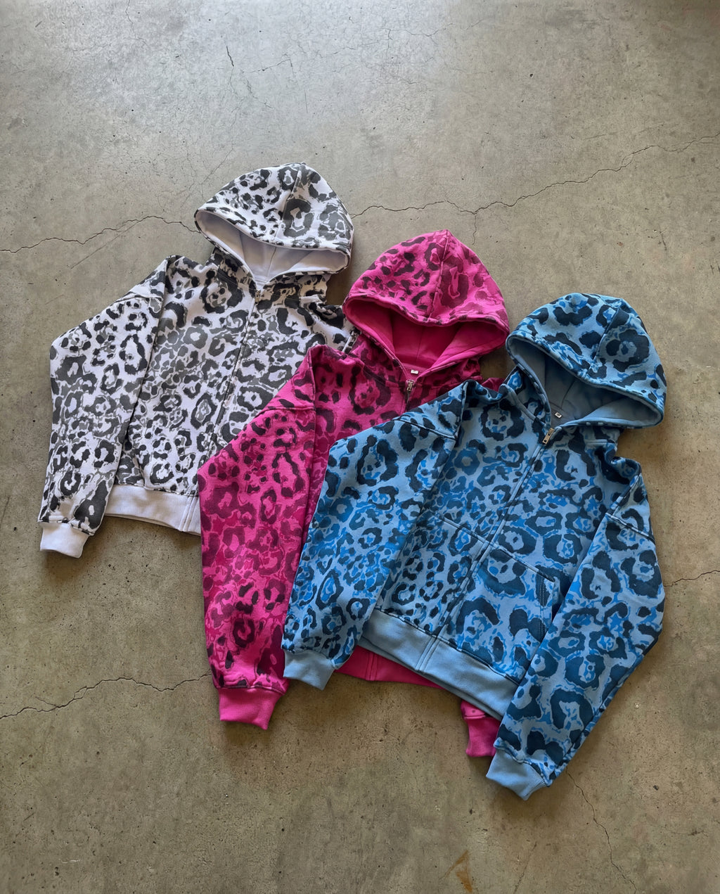 Leopard Zip Hoodie