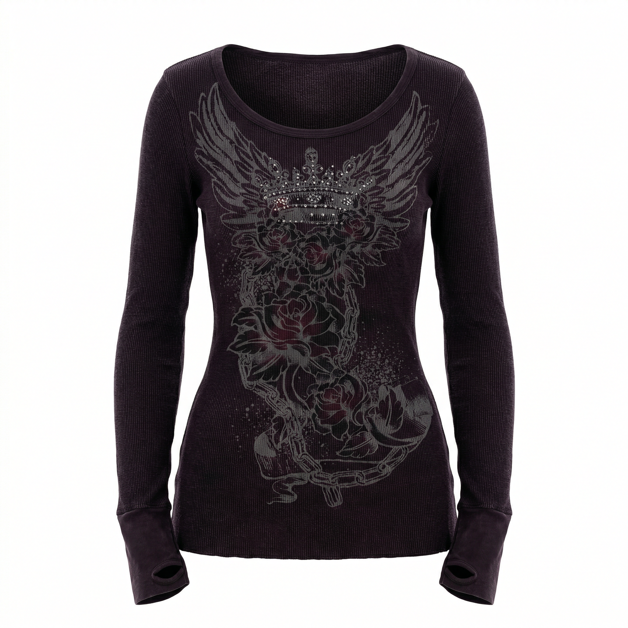 Wings Embroidered Top