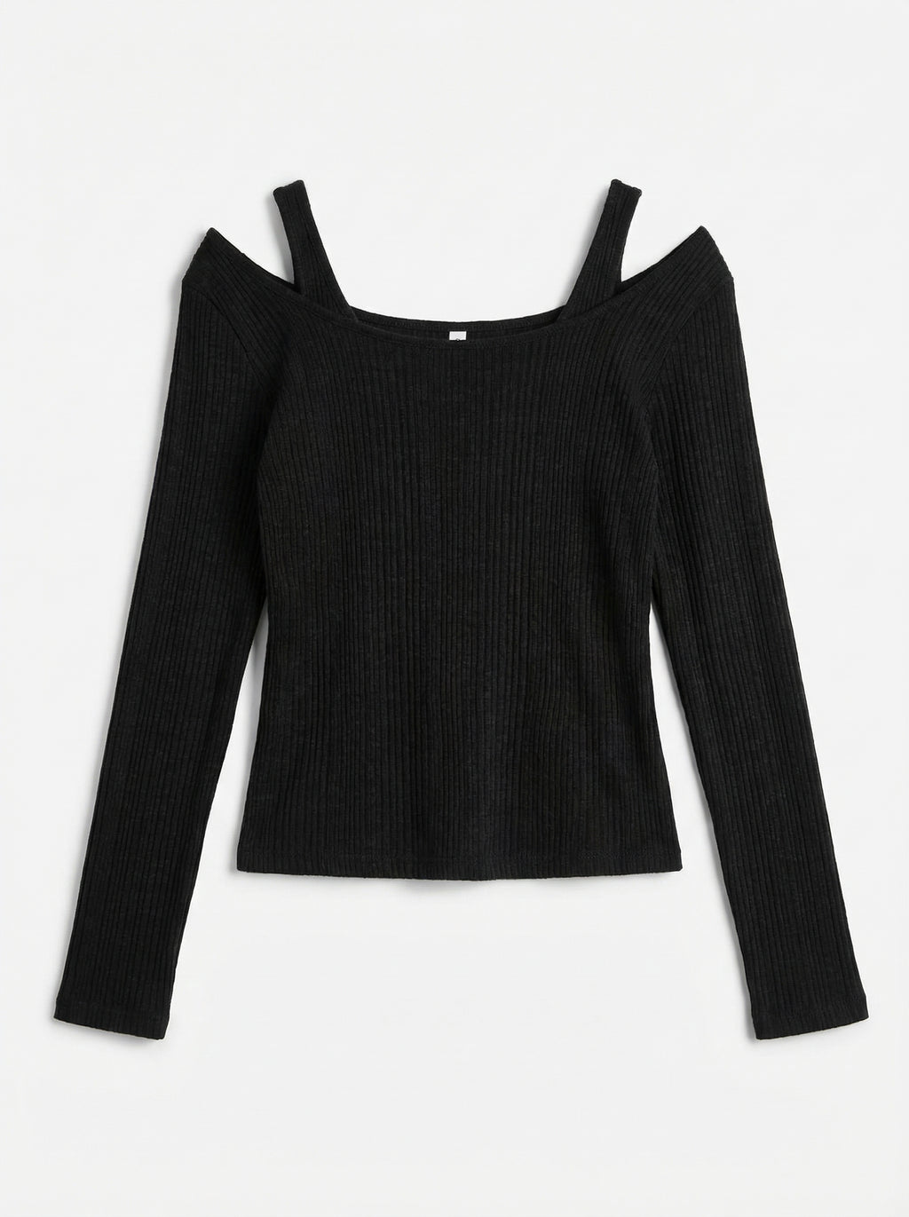 Riona Ribbed Off-the-Shoulder Two-Piece Top